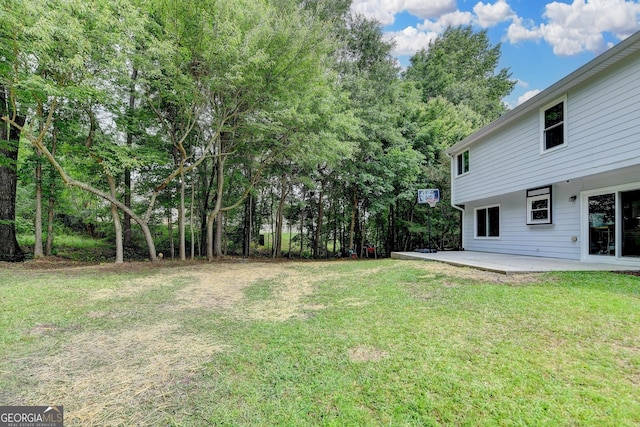 3668 Burel Mill Dr, Buford, GA 30519 - view of grassy yard with a patio area