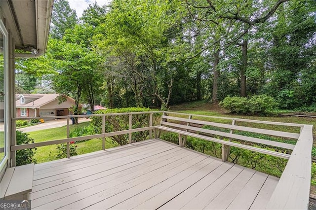 4171 Whispering Forest Ct SW, Lilburn, GA 30047 - view of deck