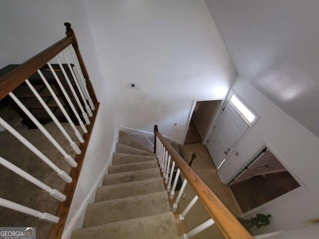 4 Kelso At Peyton Dr SW, Atlanta, GA 30311 - stairway featuring baseboards