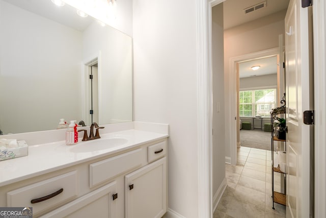 4832 Stone Way Path, Buford, GA 30519 - bathroom featuring vanity, tile patterned floors, and baseboards