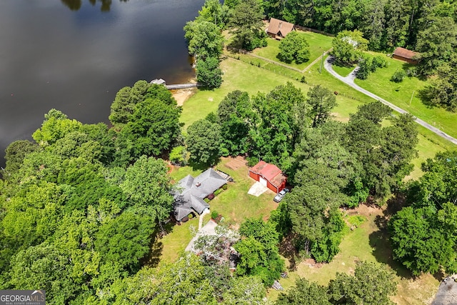 312 Flat Shoals Church Rd, Stockbridge, GA 30281 - drone / aerial view of a large body of water