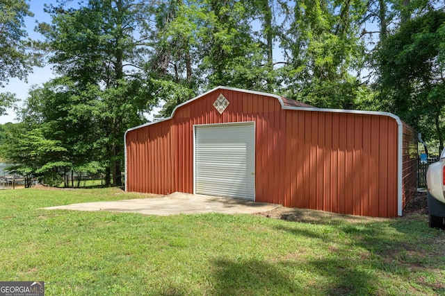 312 Flat Shoals Church Rd, Stockbridge, GA 30281 - view of outdoor structure with an outdoor structure and concrete driveway