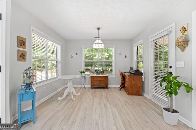 1152 Strath Clyde Way, Mcdonough, GA 30253 - dining room featuring wood finished floors, baseboards, and an office area