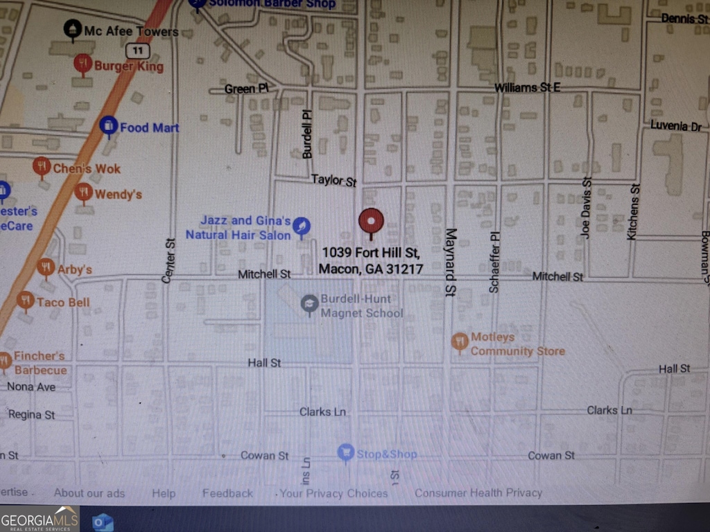 1039 Fort Hill St, Macon, GA 31217
