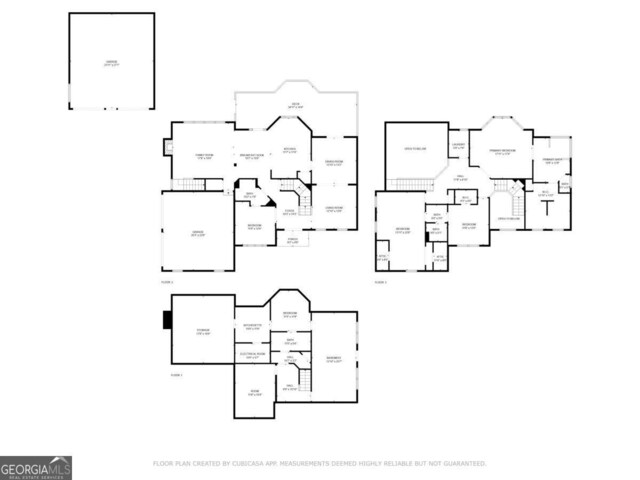 6450 Oak Valley Dr, Cumming, GA 30040 - view of floor plan / room layout