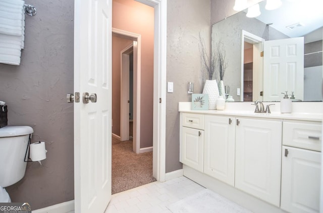 6450 Oak Valley Dr, Cumming, GA 30040 - bathroom with vanity and toilet