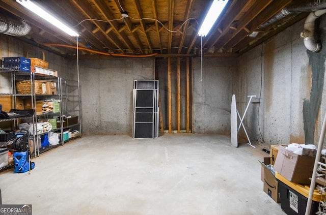 6450 Oak Valley Dr, Cumming, GA 30040 - view of unfinished basement