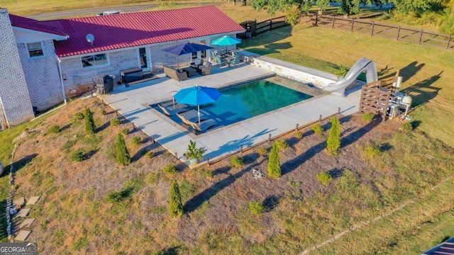 27 Graham Rd, Dallas, GA 30132 - view of subject property with a pool area