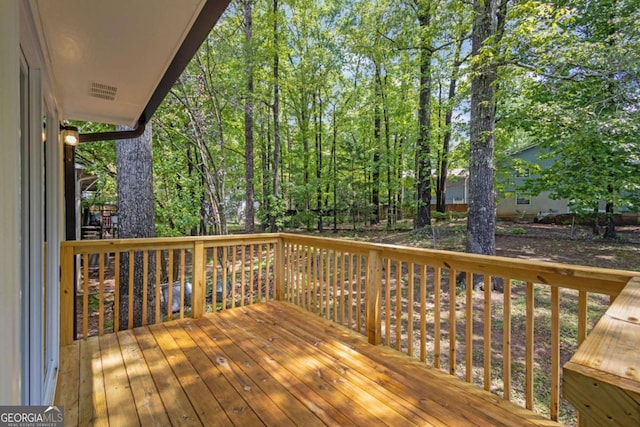 2184 Cherokee Valley Cir, Lithonia, GA 30058 - view of wooden terrace