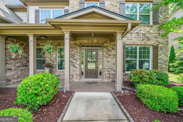 3230 Sundew Dr NW, Acworth, GA 30101 - property entrance featuring covered porch