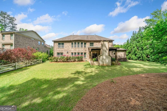 3230 Sundew Dr NW, Acworth, GA 30101 - back of property featuring stone siding