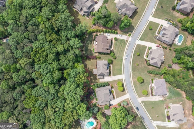 3230 Sundew Dr NW, Acworth, GA 30101 - aerial view of property's location with nearby suburban area