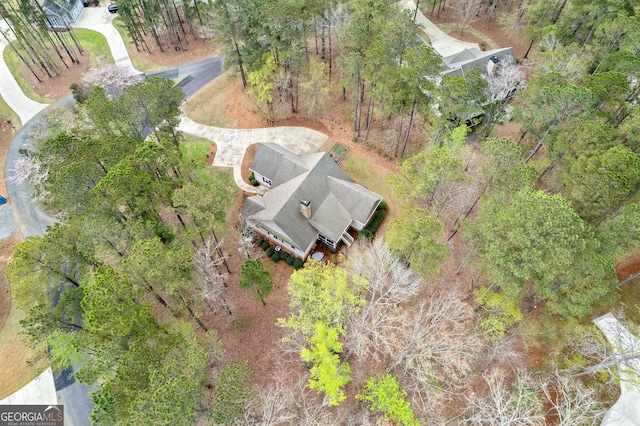 aerial overview of property's location