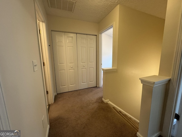 218 Osmanthus Way, Canton, GA 30114 - corridor featuring carpet, an upstairs landing, baseboards, and a textured ceiling