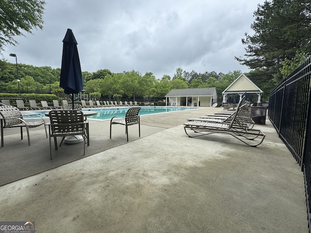218 Osmanthus Way, Canton, GA 30114 - community pool with a patio