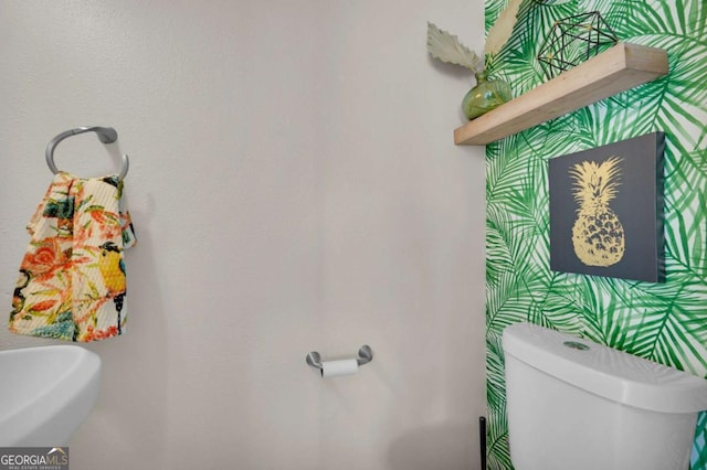 half bath with toilet