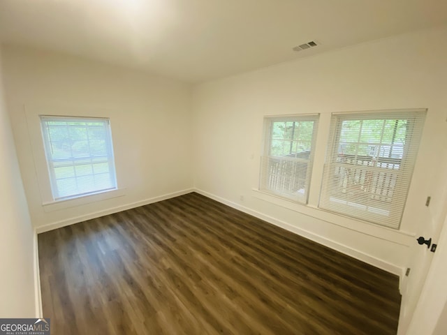 66 Kristys Path Dr, Eastanollee, GA 30538 - unfurnished room with dark wood-style flooring and baseboards