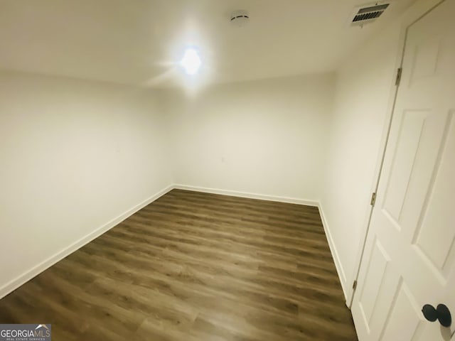66 Kristys Path Dr, Eastanollee, GA 30538 - spare room featuring baseboards and dark wood finished floors