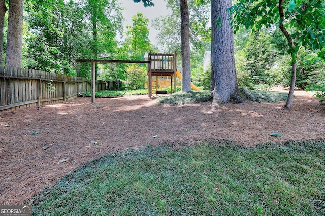 1935 Shrader Ct, Lawrenceville, GA 30044 - view of yard featuring a playground