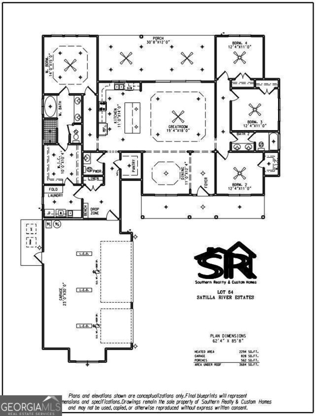 108 Branch Creek Rd, Woodbine, GA 31569 - property floor plan