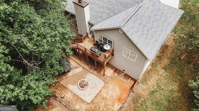 228 Hunt Club Cir, Temple, GA 30179 - aerial view of property and surrounding area