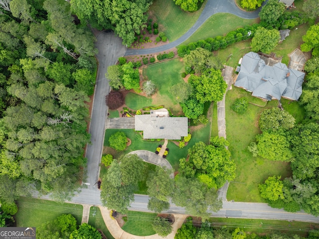 aerial overview of property's location