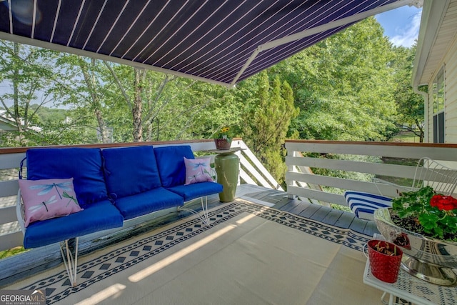 3870 Michaels Creek Ct, Loganville, GA 30052 - view of patio / terrace featuring outdoor lounge area