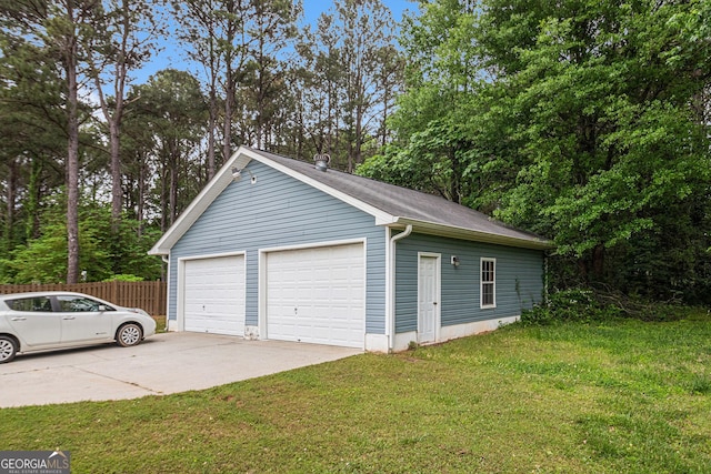 643 Lora Smith Rd, Newnan, GA 30265 - view of detached garage