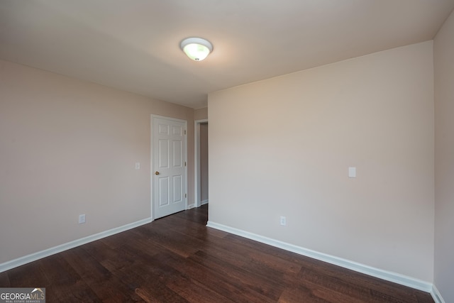 102 Peaceful Vw, Acworth, GA 30102 - empty room with baseboards and dark wood-type flooring