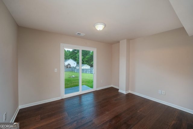 102 Peaceful Vw, Acworth, GA 30102 - spare room with dark wood finished floors and baseboards