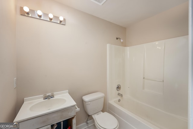 102 Peaceful Vw, Acworth, GA 30102 - bathroom featuring vanity and shower / tub combination