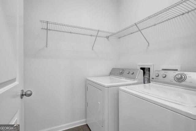 1929 Brightleaf Way, Marietta, GA 30060 - washroom with washer and dryer and baseboards