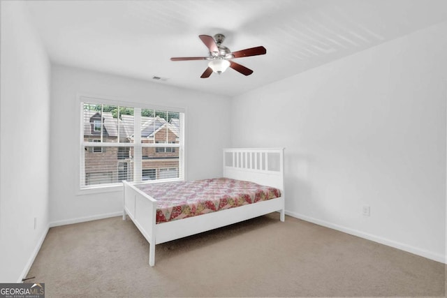 1929 Brightleaf Way, Marietta, GA 30060 - carpeted bedroom featuring baseboards and a ceiling fan