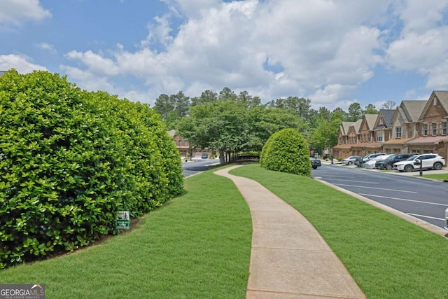 1929 Brightleaf Way, Marietta, GA 30060 - surrounding community with uncovered parking, a residential view, and a yard