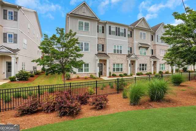 1768 Evenstad Way, Smyrna, GA 30080 - view of front of house with board and batten siding and a residential view