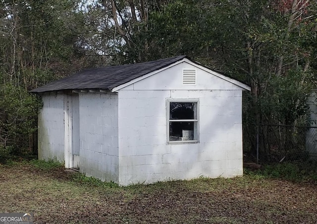 2227 Robin Hood Rd, Macon, GA 31206 - view of shed with fence