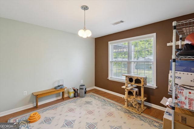 2507 Wateringhole Ct, Statesboro, GA 30458 - home office with wood finished floors and baseboards