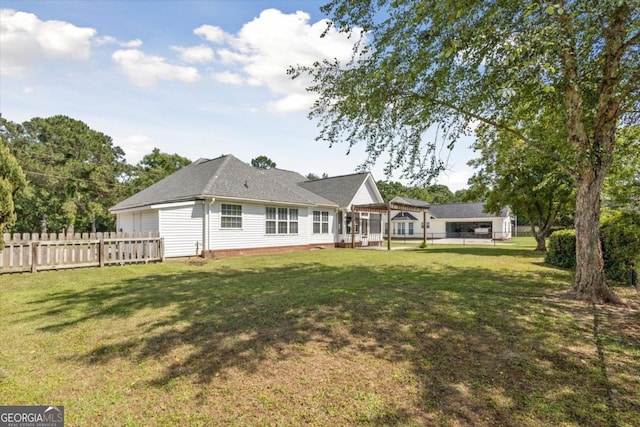 2507 Wateringhole Ct, Statesboro, GA 30458 - rear view of property featuring a shingled roof