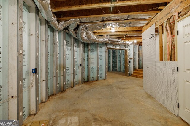 218 Wedgewood Dr, Danielsville, GA 30633 - view of unfinished basement