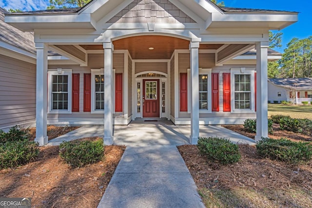 1443 Ebenezer Rd, Rincon, GA 31326 - view of exterior entry featuring a porch