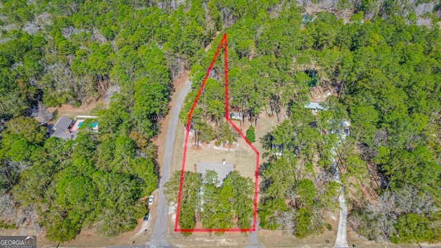 1443 Ebenezer Rd, Rincon, GA 31326 - view of property location with property boundaries highlighted