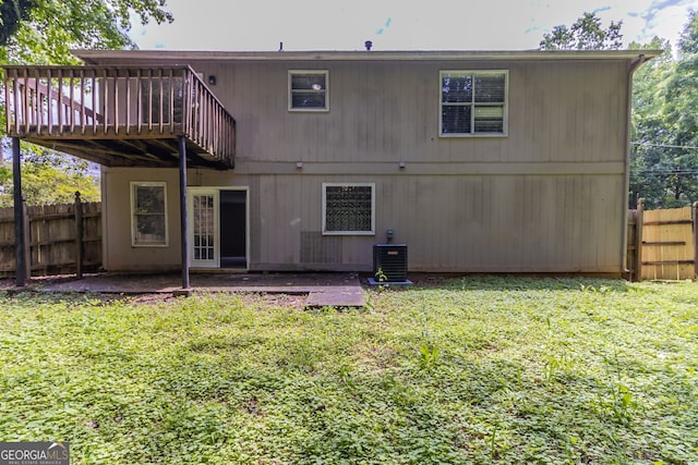 5339 Biffle Downs Rd, Stone Mountain, GA 30088 - back of house with a deck