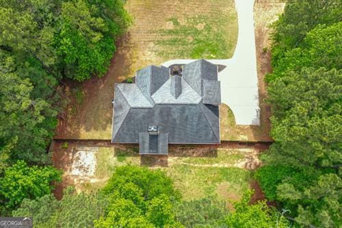 view from above of property