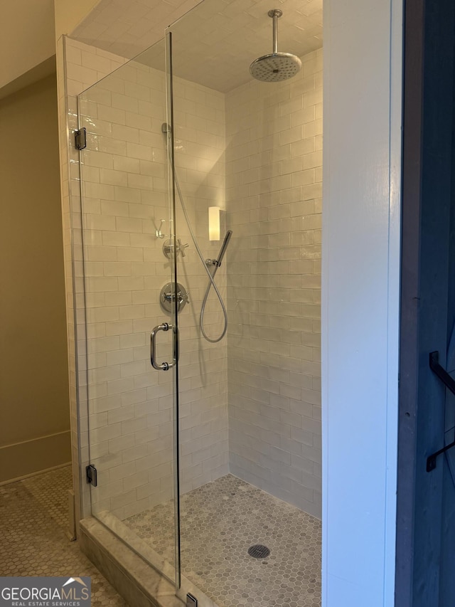 10583 Serenbe Ln, Palmetto, GA 30268 - full bathroom with a stall shower