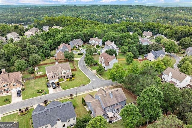 214 Crestmont Way, Canton, GA 30114 - view of property location with nearby suburban area and a heavily wooded area