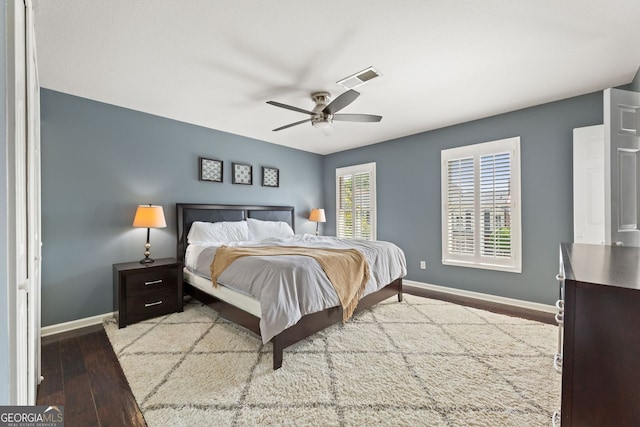 27 Jefferson Hill Pl NE, Atlanta, GA 30342 - bedroom featuring hardwood / wood-style floors and a ceiling fan