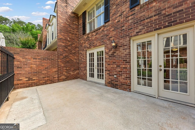 27 Jefferson Hill Pl NE, Atlanta, GA 30342 - view of patio with french doors