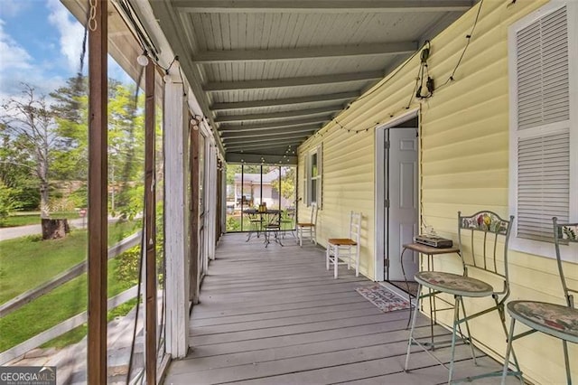 view of deck