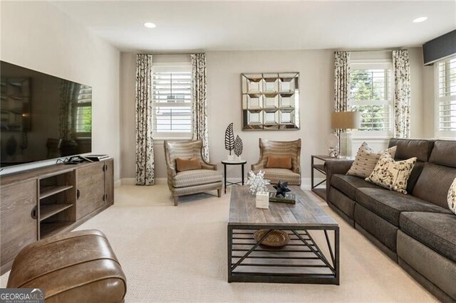 3000 Haven Mill Ln, Milton, GA 30004 - living room with carpet and recessed lighting