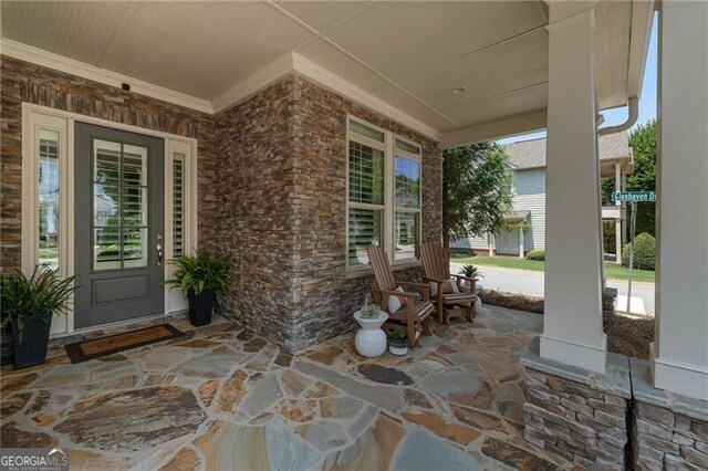 3000 Haven Mill Ln, Milton, GA 30004 - view of covered porch